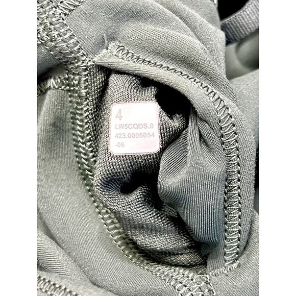 Lot of 2 Lululemon Wunder Train Tight Size 4 Green Blue High Rise Ankle Yoga - Picture 3 of 16